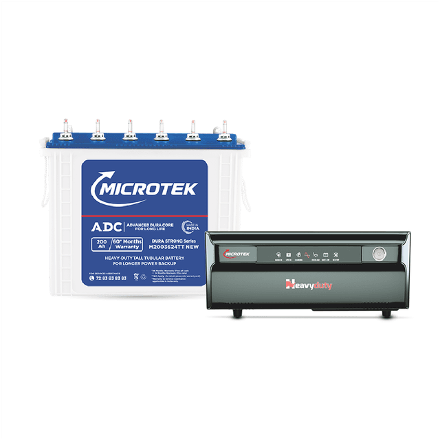 HEAVY DUTY UPS 1550-vTURBO 12V DG, with M2003624TT 200AH/12V