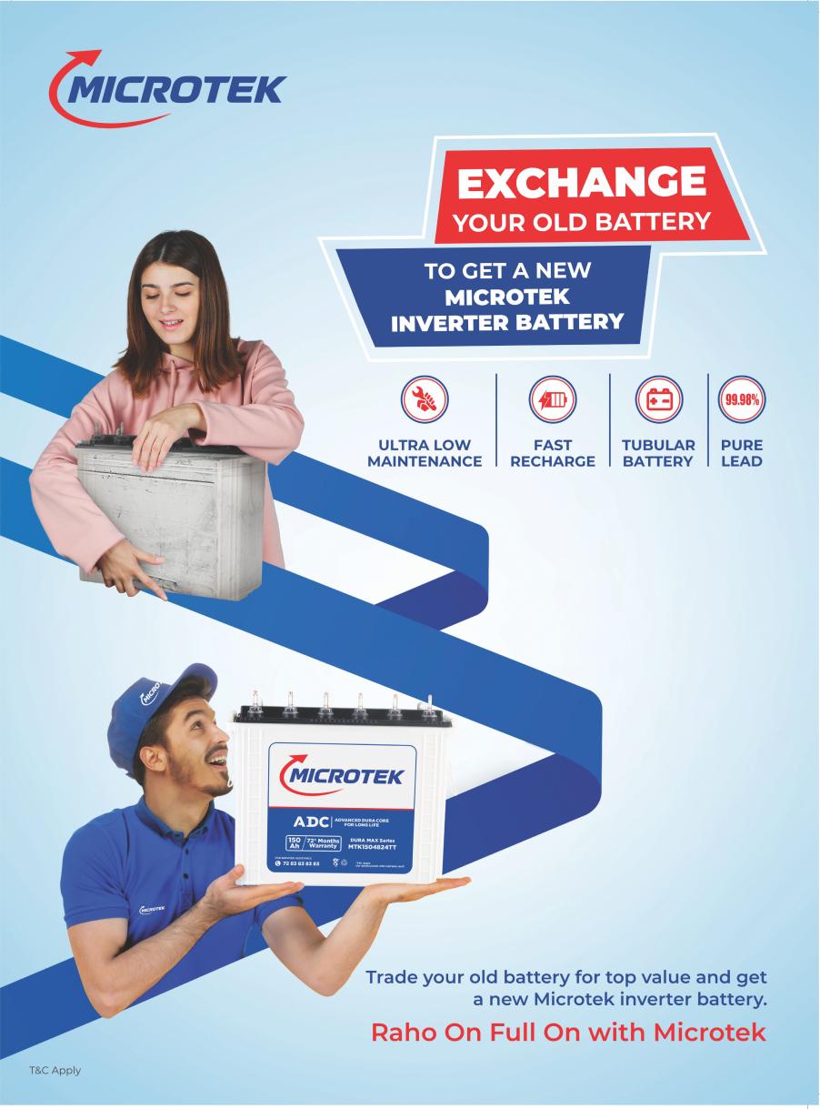 Exchange Old battery