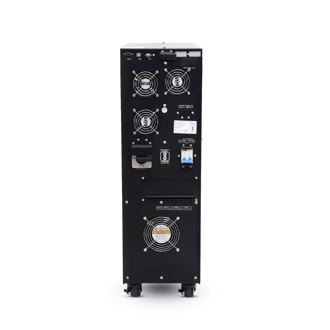 ONLINE UPS 40KVA, 3PH:3PH, ±192V (384V) HF SUPERMAX+ (WITH 4.3 INCHES TOUCH PANEL LCD DISPLAY)