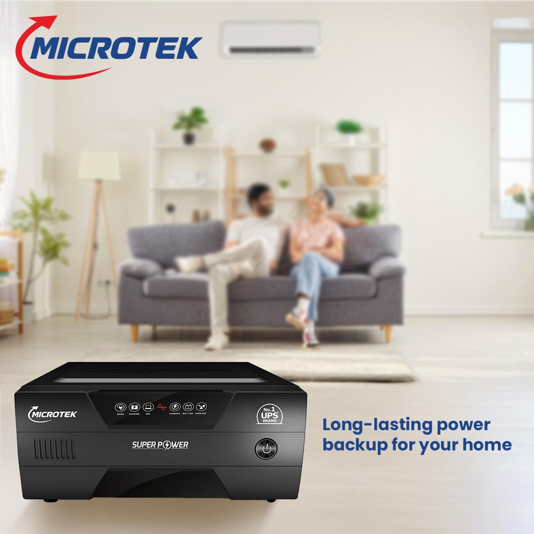 Microtek SUPER POWER NEW 1200 12V Pure Sine Wave Inverter 1115VA/925Watt