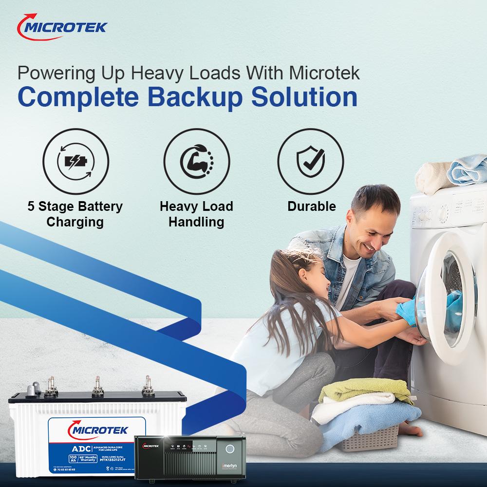 Inverter and Battery Combo at Suitable Price Microtek