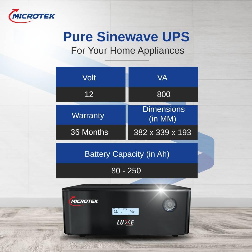 UPS LUXE SW 1000 (800VA-12V)