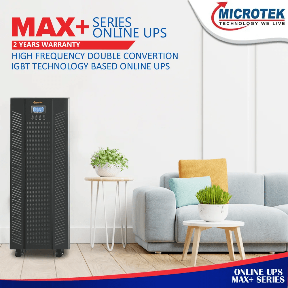 ON LINE UPS 10KVA 1PH:1PH 192V MAX+