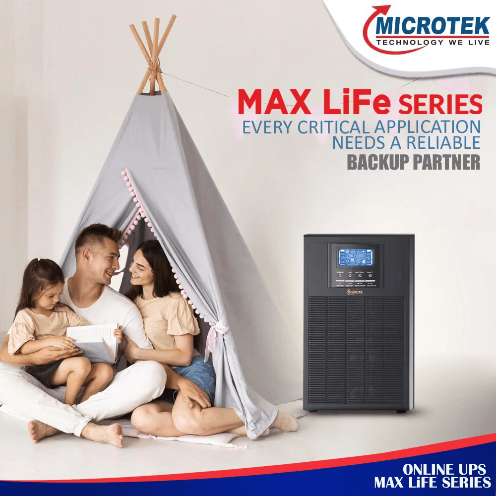 ONLINE UPS MAX LiFe 3KVA 1PH:1PH 48V