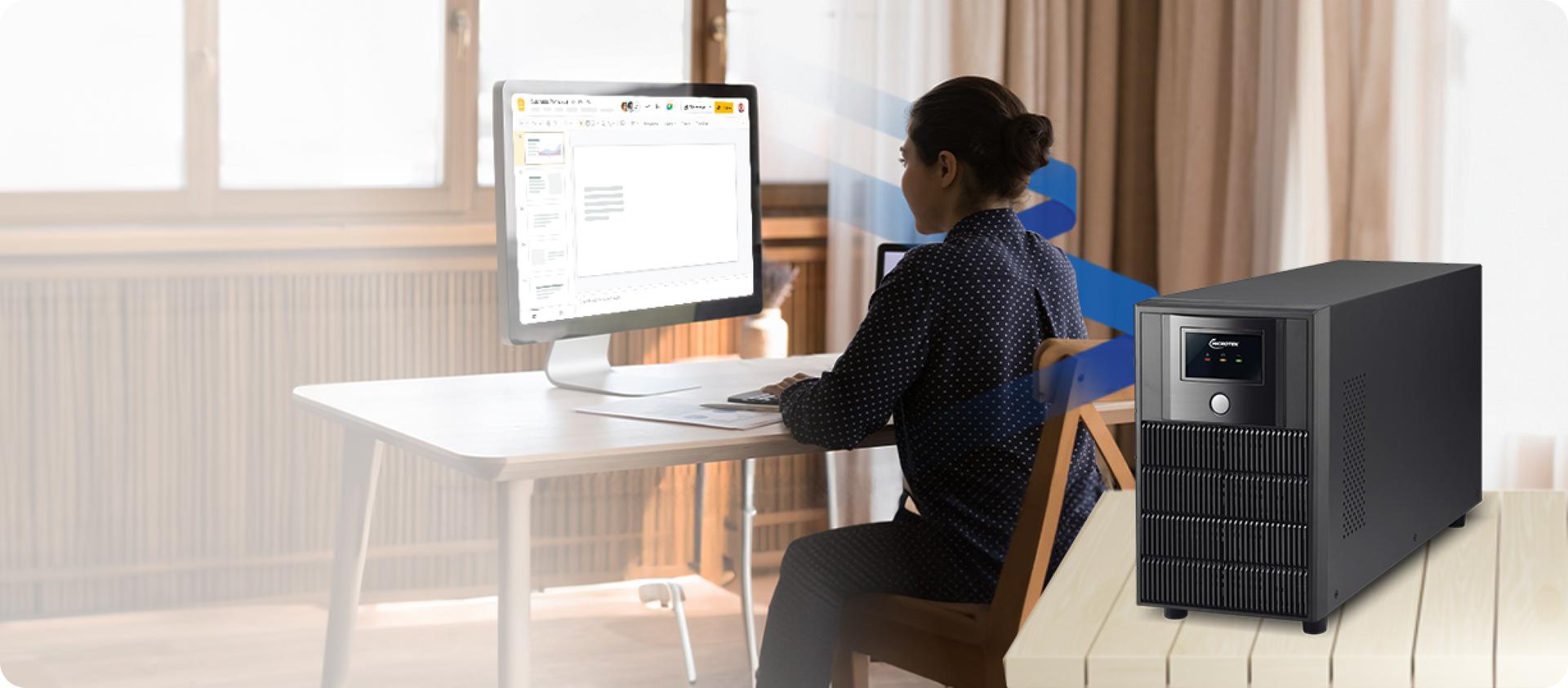 Buy Line Interactive UPS for Reliable Power Backup | Microtek