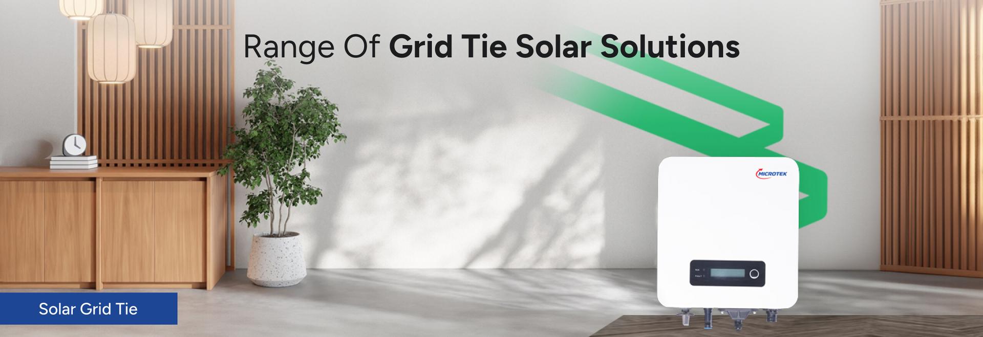 Buy Grid-Tied Solar Solutions | Microtek