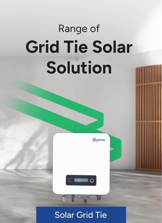 Buy Grid-Tied Solar Solutions | Microtek