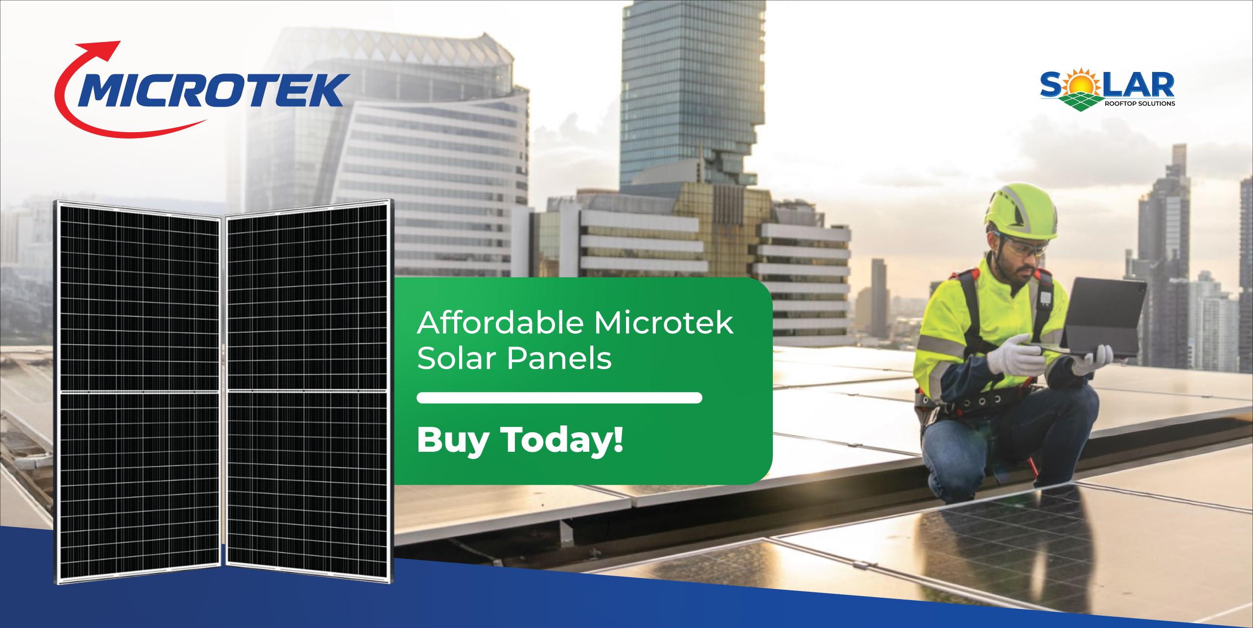 Affordable Microtek Solar Panels – Buy Online Today