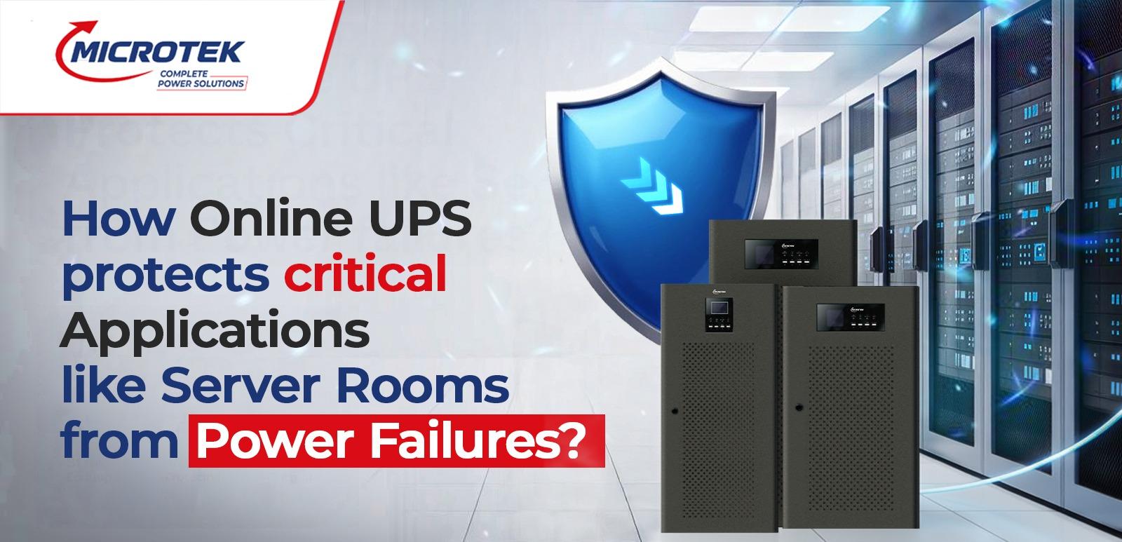 How Online UPS Systems Protect Server Rooms from Power Failures