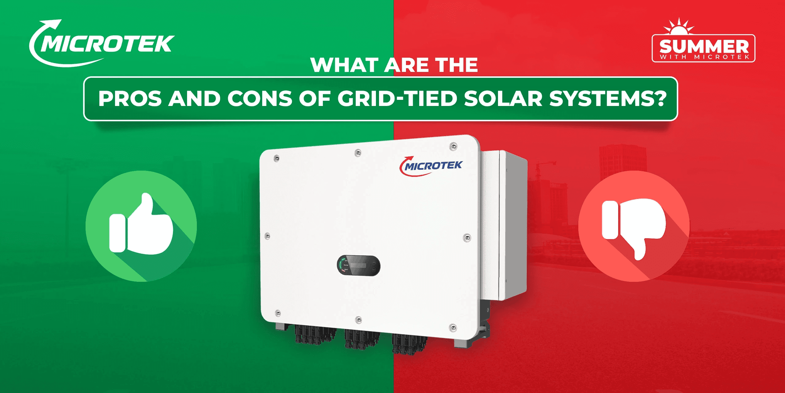What Are The Pros And Cons Of Grid-Tied Solar Systems?