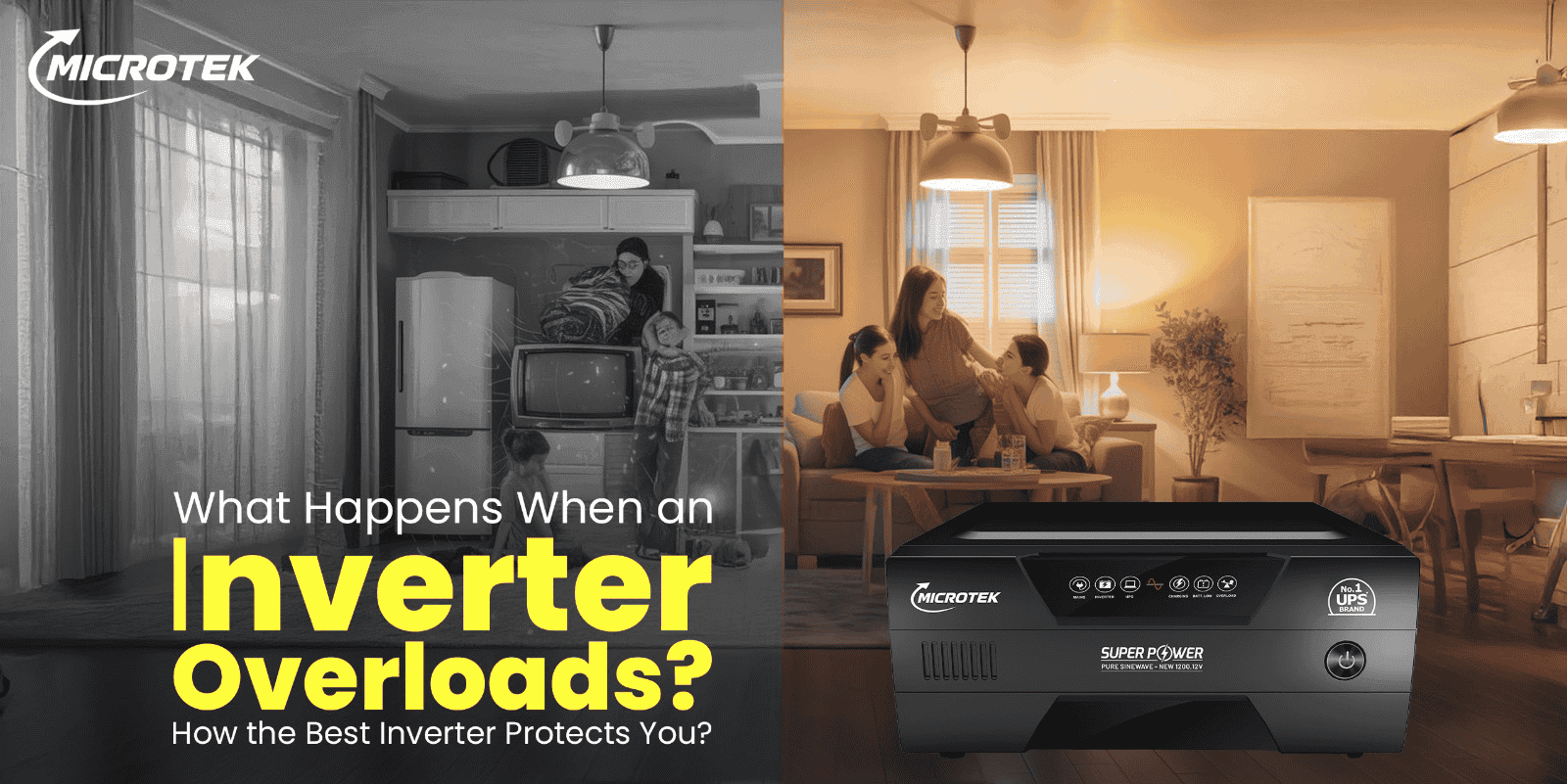 What Happens When an Inverter Overloads? How does the Best Inverter Protect You?