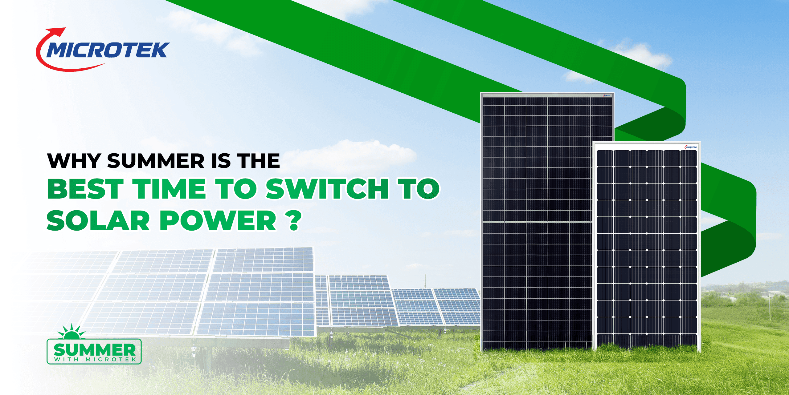 Why is Summer the Best Time to Switch to Solar Power?